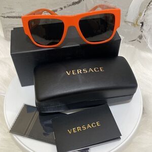 100% Authentic Versache  Mens 57mm Sunglasses
